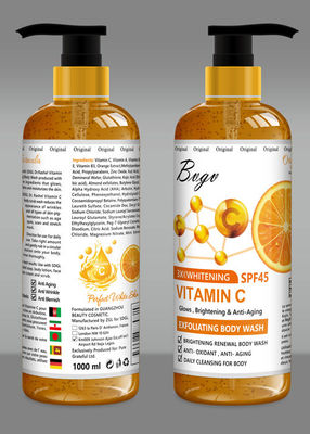 Vitamin C Orange Exfoliating Shower Gel Moisturising Body Wash Body Scrub