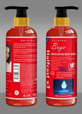 Rosemary Fragranced Exfoliating Shower Gel Natural Pore Cleanser Dullness Skin