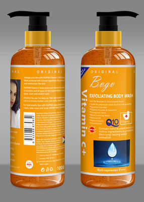 Apricot Honey Exfoliating Shower Gel Anit Darkness Liquid Body Soap