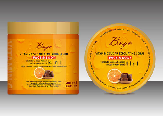 Black Sugar Exfoliating Body Scrub Brighten 17.59Fl. Oz Papaya Extract