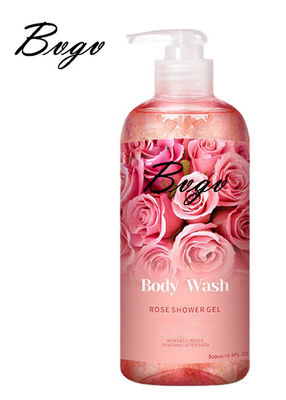 Rose Extract Anti Bacterial Shower Gel Visibly Healthy Moisturizing Body Wash