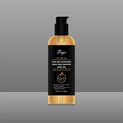 Tea Tree Oil For Hair Growth Dry Damaged Hair Black Seed Hair Oil 200ml 7.03 Fl. Oz